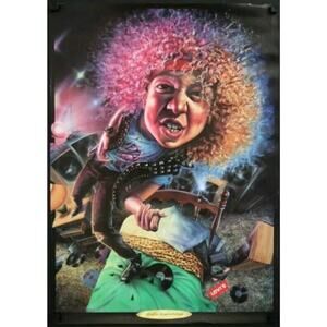 Levi's - Headius Bangmettallum Vintage 80s Poster 26"x18.5" RARE